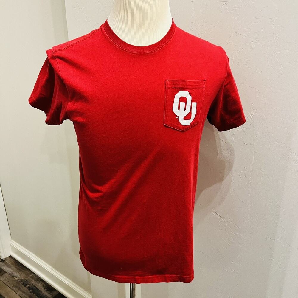 Southern Tide University Of Oklahoma OU Sooner T-Shirt Size Small Red.